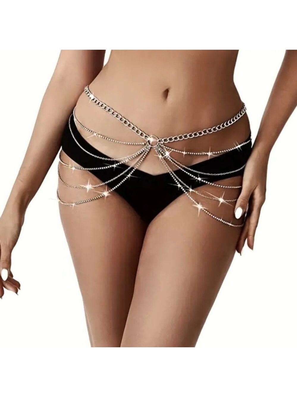 Bikini Hip Chain  NWT    Silver BH